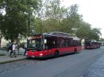 Wiener Linien Nr. 8661/W 2110 LO Grf&Stift am 9. August 2010 Wien-Heiligenstadt, Bahnhof