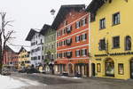 Haltestelle Kitzbühel Stadt Zentrum (beim roten Haus). Aufgenommen 27.1.2021.