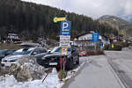 Haltestelle Fulpmes Schlick 2000 Parkplatz (Westseite). Aufgenommen 7.3.2024.