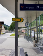 Bushaltestelle Lend Bahnhof, am 17.5.2016.
