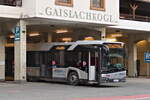 Solaris Urbino von Ötztaler (IM-OVG34) als Personalbus Bergbahnen Sölden in Sölden, Dorfstraße. Aufgenommen 4.3.2025.