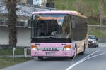 Setra S 400er-Serie von Auderer (IM-BUS29) in Wenns, Piztalstraße. Aufgenommen 27.3.2025.