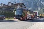 MAN Lion's Coach von Postbus (BD-12192) als Schienenersatzverkehr f�r die Arlbergbahn in �tztal-Bahnhof. Aufgenommen 10.10.2025.