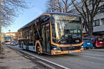 MAN New Lions City von Ledermair (SZ-804 TS) als Stadtbus Hall Linie 6 in Hall in Tirol, Pfannhausstra�e.