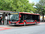 Dornbirn - 28. August 2021 : ein New Lion's City 12 Hybridbus im Einsatz auf der Linie 6.