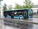 Bregenz - 28. August 2021 : Ein New Lion's City 12 Hybridbus steht am Busbahnhof.