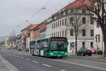 Graz, Aufgrund des Halbmarathons mussten am 08.04.2018 die Autobuslinien 31E, 32, 39, 40, und 67E großräumig umgeleitet werden.
