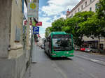 Graz. Der im Jahr 2020 ausgemusterte Wagen 57 der Graz Linien ist am 02.06.2019 in der Radetzkystraße abgestellt.