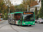 Graz. Wagen 170 der Graz Linien ist hier am 7.10.2020 als Linie 58 beim Hilmteich zu sehen.