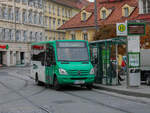 Graz. Ein Mercedes-Sprinter von Gersin steht hier am 24.10.2020 am Jakominiplatz.