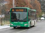 Graz. Wagen 107 der Graz Linien ist hier am 5.12.2020 als Linie 85 bei der Daungasse zu sehen.