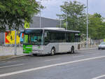 Graz. Ein Irisbus Crossway von Watzke, einer der letzten Busse dieser Type bei Watzke, steht hier am 14.7.2021 in der Fröhlichgasse.