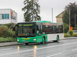 Graz. An diesem verregneten 28.9.2020 war ein Grünerbus MAN Lion's City auf der Regiobuslinie 681 unterwegs, hier in Graz Don Bosco.