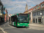 Graz. Am 28.04.2022 konnte ich Wagen 148 der Graz Linien als Einschubkurs in der Münzgrabenstraße ablichten.