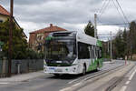Graz Linien Hyundai ELEC CITY Fuel Cell WN 940 als Zusatzkurs auf der Linie 58 bei der Haltestelle Schönbrunngasse, 11.04.2023