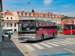 Graz. Das Ende der Wieselbusse in Graz kommt immer näher. Darum freute ich mich umso mehr, als ich an diesem 10.07.2023 ein Foto eines Wieselbus Setra S417 UL am Griesplatz aufnehmen konnte.