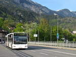 Mercedes Citaro Facelift Gelenksbus der Innsbrucker Verkehrsbetriebe als Linie 4 (kurz vor Umbenennung in Linie 504) auf der Mühlauer Brücke.