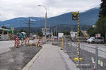 Wegen Straßenbahn-Bauarbeiten in der Reichenauer Straße ist die Haltestelle  Jugendherberge  der Innsbrucker Verkehrsbetriebe verschoben worden.