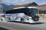 Scania Touring von Ötztaler (IM-OVG9) in Innsbruck, Frachtenbahnhof.