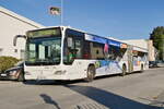 Innsbruck: Mercedes-Benz Citaro Facelift der Innsbrucker Verkehrsbetriebe (Bus Nr. 835) als Linie R bei der Haltestelle Trientlgasse. Aufgenommen 1.10.2021.