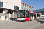 Innsbruck: Mercedes-Benz Citaro 2. Generation der Innsbrucker Verkehrsbetriebe (Bus Nr. 438) als Linie R bei der Haltestelle Griesauweg. Aufgenommen 1.10.2021.