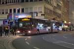 Innsbruck: Mercedes-Benz Citaro Facelift der Innsbrucker Verkehrsbetriebe (Bus Nr. 834) als Shuttle Lange Nacht der Museen Linie 2 am Burggraben. Aufgenommen 2.10.2021.