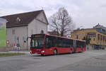 Mercedes-Benz Citaro 2. Generation der Innsbrucker Verkehrsbetriebe (Bus Nr. 445) als Messeshuttle in Innsbruck, Kaiserjägerstraße. Aufgenommen 19.3.2023.