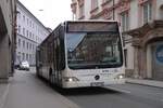 Mercedes-Benz Citaro Facelift der Innsbrucker Verkehrsbetriebe (Bus Nr. 850) als Linie 504 in Innsbruck, Sillgasse. Aufgenommen 19.3.2023.