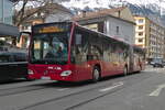 Mercedes-Benz Citaro 2. Generation der Innsbrucker Verkehrsbetriebe (Bus Nr. 451) als Messeshuttle in Innsbruck, Ing.-Etzel-Str. Aufgenommen 20.4.2023.