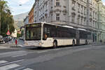 Mercedes-Benz Citaro Facelift der Innsbrucker Verkehrsbetriebe (Bus Nr. 840) als Scheinenersatzverkehr der Straßenbahnlinie 1 in Innsbruck, Andreas-Hofer-Straße. Aufgenommen 3.10.2023.