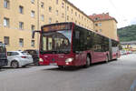 Mercedes-Benz Citaro 2. Generation der Innsbrucker Verkehrsbetriebe (Bus Nr. 449) als Schienenersatzverkehr für die Straßenbahnlinie 1 in Innsbruck, Speckbacherstraße. Aufgenommen 9.7.2025.