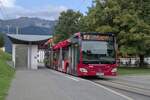 Mercedes-Benz Citaro 2. Generation der Innsbrucker Verkehrsbetriebe (Bus Nr. 443) als Schienenersatzverkehr f�r die Stra�enbahnlinie 1 an der Hst. Innsbruck Bergisel. Aufgenommen 29.8.2025.