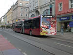 Innsbruck: Mercedes-Benz Citaro 2. Generation der Innsbrucker Verkehrsbetriebe (Bus Nr. 467) als Linie C an der Hst. Museumstra�e. Aufgenommen 12.5.2026.