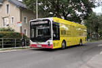 Yutong E-Bus Typ  U  von Albus (Bus L 9222, S-621XX) als Linie 21 an der Hst.