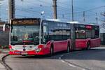 2.2.2024: Wiener Linien Citaro G 8991 erreicht den Bahnhof Grillgasse.