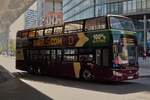 W 4667LO, Ankai G912 E-Bus EV 07, sightseeing Bus von BigBus, gesehen am Hauptbahnhof in Wien.