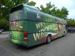 Mannschaftsbus des Fuballklubs WKS Slask Breslau (Wroclaw) auf dem Parkplatz des SV Arminia Hannover aufgr.