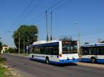 Der erste in Polen aus einem Citaro-Dieselbus umgebaute O-bus: MB O530AC, PKT Gdynia #3053 [Herstellung 2002 / Ausbau 2011/2012, ex BVG Berlin] , Gdynia Cisowa SKM, 27.07.2012
