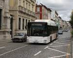 Salvador Caetano CityGold MAN 2K CNG Bus 202, Transportes Urbanos de Braga (TUB), Linie 80 nach Enguardas, Avenida Central / Pra�a da Rep�blica in Braga, am 1.