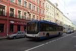 Russland / Bus Sankt Petersburg / Bus Saint Petersburg: Oberleitungsbus VMZ-5298.01 (Trans-Alfa), aufgenommen im Juli 2015 im Stadtgebiet von St.