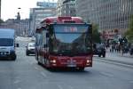 RKO 793 (MAN Lion's City CNG) unterwegs auf Betriebsfahrt. Aufgenommen am 16.09.2014 Sergels torg.