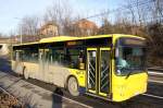 Serbien / Stadtbus Belgrad / City Bus Beograd: Ikarbus IK-112N - Wagen 507 der GSP Belgrad, aufgenommen im Januar 2016 in der Nähe der Haltestelle  Voždovac  in Belgrad.