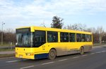 Serbien / Stadtbus Belgrad / City Bus Beograd: Ikarbus IK-103 - Wagen 356 der GSP Belgrad, aufgenommen im Januar 2016 in der Nähe der Haltestelle  Bulevar Nikole Tesle  in Belgrad.