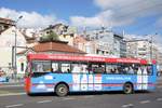 Serbien / Stadtbus Belgrad / City Bus Beograd: FAP A-537.5 von  Lekon d.o.o.  aus Belgrad, aufgenommen im Juni 2018 am Slavija-Platz (Trg Slavija) in Belgrad.