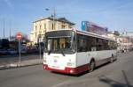 Serbien / Stadtbus Belgrad / City Bus Beograd: LiAZ 5256.53 von  Grupa Beobus / Knežević trans , aufgenommen im Januar 2016 am Hauptbahnhof von Belgrad.
