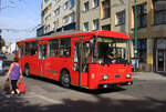 �koda 14Tr Trolleybus 6287, Linie 205, Cintor�nska/Rajsk�, Bratislava, am 8.