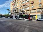 MAN Lion's City 19C, Wagen 840, Baujahr 2023, Vectalia Mia, unterwegs in der Avenida Aguilera in Alicante als Linie 3 kurz vor der Haltestelle Antiguo Asilo am 12.12.2023.