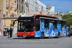 MAN Lions City Gas Bus 1567 der TMB, auf der Linie 19, ist am 19.05.2024 in Barcelona unterwegs.