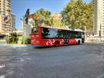 Avanza Benidorm 9163, Castrosua Magnus H LE 13 Hybrid (Scania K360H), EZ 07.2026, Linie 02, Avenida del Mediterr�neo, Benidorm, 25.08.2026
