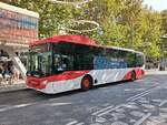 Castrosua Magnus H LE 13 Hybrid (Scania K360H B4x2LI), Avanza Benidorm 9168, bedient die Haltestelle Benidorm Centro am 29.09.2026.